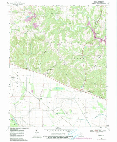 United States Geological Survey Raddle, IL (1968, 24000-Scale) digital map