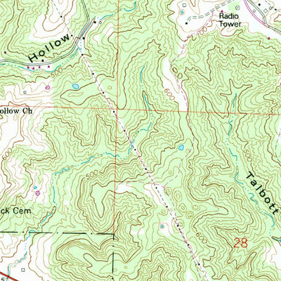 United States Geological Survey Raddle, IL (1968, 24000-Scale) digital map