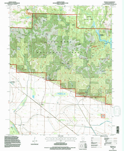 United States Geological Survey Raddle, IL (1994, 24000-Scale) digital map
