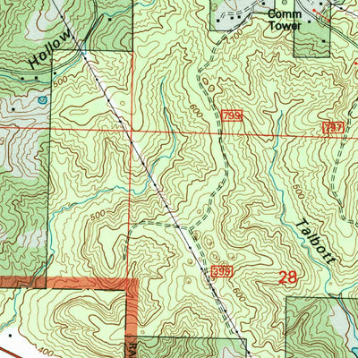 United States Geological Survey Raddle, IL (1994, 24000-Scale) digital map