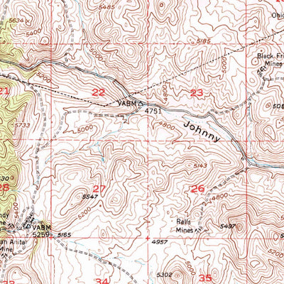 United States Geological Survey Radersburg, MT (1949, 62500-Scale) digital map