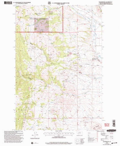 United States Geological Survey Radersburg, MT (2001, 24000-Scale) digital map