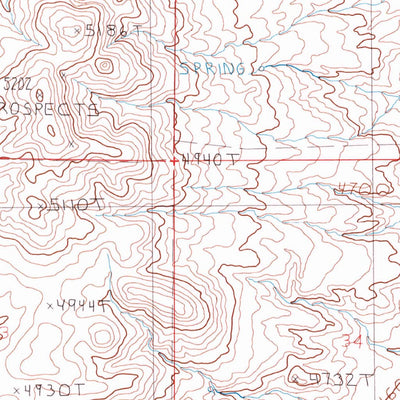 Radersburg SW, MT (1986, 24000-Scale) Map by United States Geological ...