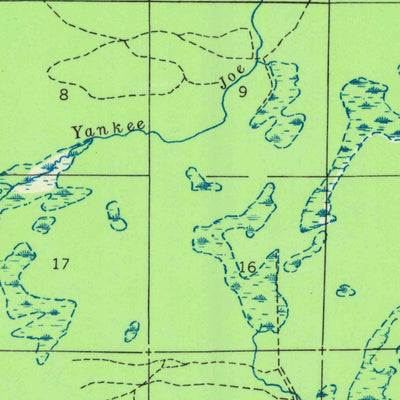 United States Geological Survey Radisson, WI (1944, 48000-Scale) digital map