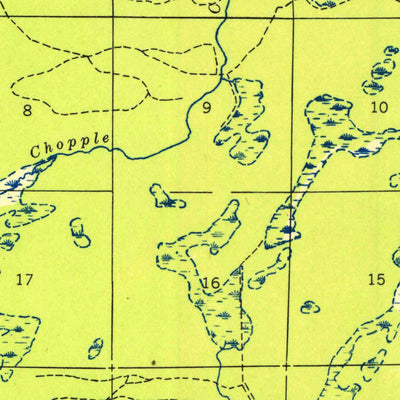 United States Geological Survey Radisson, WI (1949, 48000-Scale) digital map