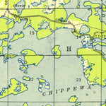 United States Geological Survey Radisson, WI (1949, 48000-Scale) digital map
