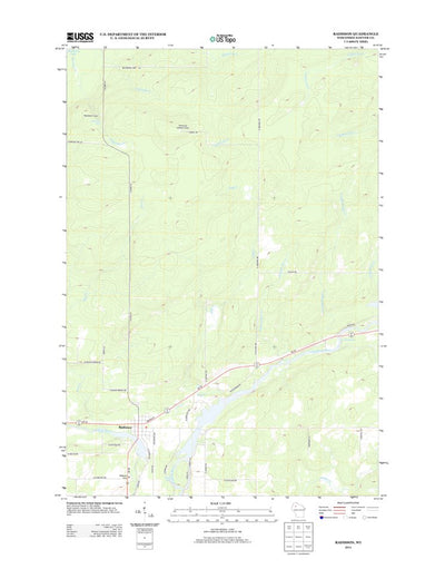 United States Geological Survey Radisson, WI (2013, 24000-Scale) digital map