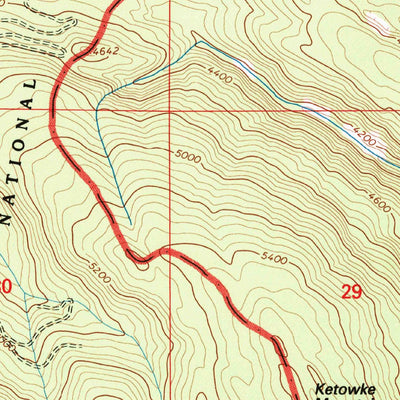 United States Geological Survey Radnor, MT (1994, 24000-Scale) digital map