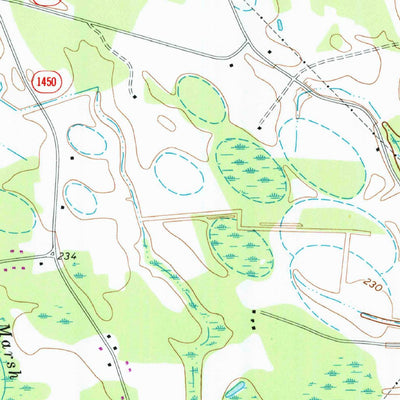 United States Geological Survey Raeford, NC (1972, 24000-Scale) digital map