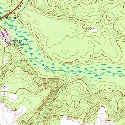 United States Geological Survey Raeford, NC (1972, 24000-Scale) digital map