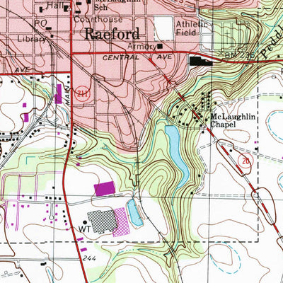United States Geological Survey Raeford, NC (2002, 24000-Scale) digital map