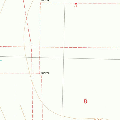 United States Geological Survey Rael Spring, NM (1981, 24000-Scale) digital map