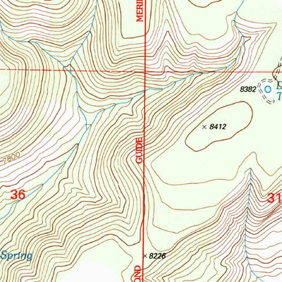 United States Geological Survey Rael Spring, NM (1999, 24000-Scale) digital map