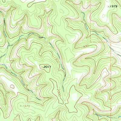 United States Geological Survey Rafter Hollow, TX (1964, 24000-Scale) digital map