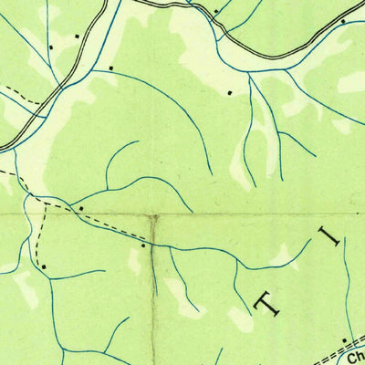 United States Geological Survey Rafter, TN (1933, 24000-Scale) digital map
