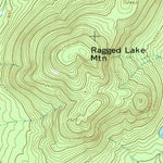 United States Geological Survey Ragged Lake, NY (1968, 24000-Scale) digital map