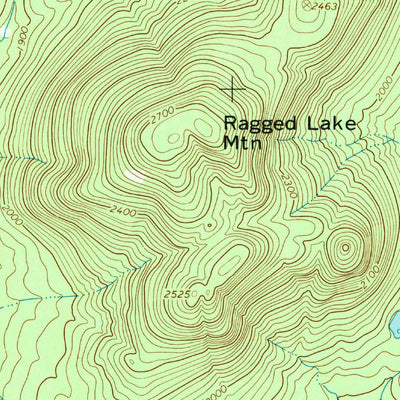 United States Geological Survey Ragged Lake, NY (1968, 24000-Scale) digital map