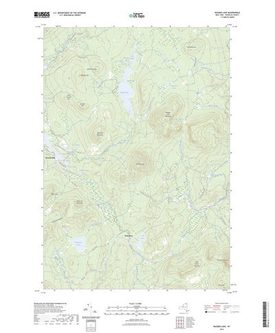 United States Geological Survey Ragged Lake, NY (2023, 24000-Scale) digital map