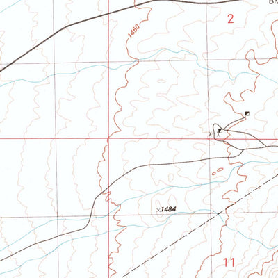 United States Geological Survey Ragged Top Mountain, NV (1981, 24000-Scale) digital map