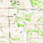 United States Geological Survey Ragged Top Mountain, WY (1948, 62500-Scale) digital map