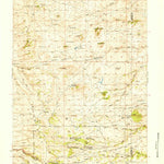 United States Geological Survey Ragged Top Mountain, WY (1950, 62500-Scale) digital map