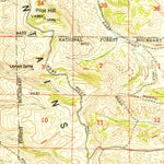 United States Geological Survey Ragged Top Mountain, WY (1950, 62500-Scale) digital map
