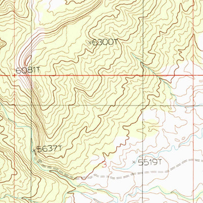 United States Geological Survey Raggy Canyon, UT (1988, 24000-Scale) digital map