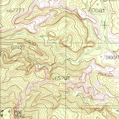 United States Geological Survey Raggy Canyon, UT (1988, 24000-Scale) digital map
