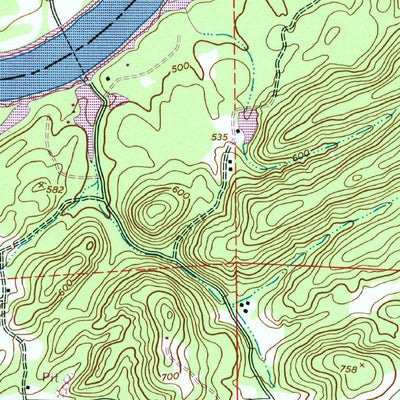 United States Geological Survey Ragland, AL (1947, 24000-Scale) digital map