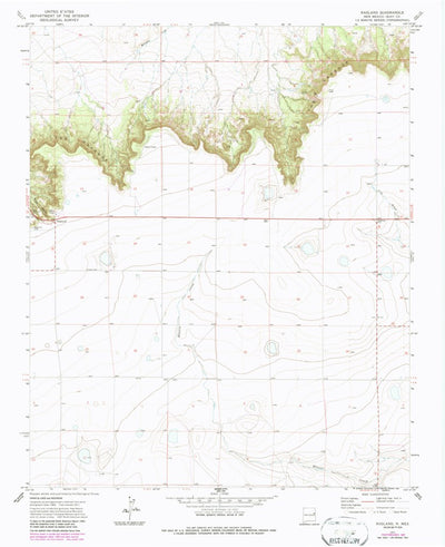 United States Geological Survey Ragland, NM (1971, 24000-Scale) digital map