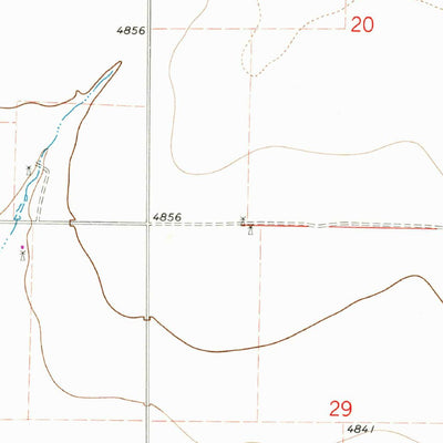 United States Geological Survey Ragland, NM (1971, 24000-Scale) digital map