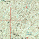 United States Geological Survey Raglin Ridge, CA (1995, 24000-Scale) digital map