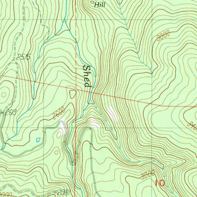 United States Geological Survey Ragsdale Butte, OR (1989, 24000-Scale) digital map