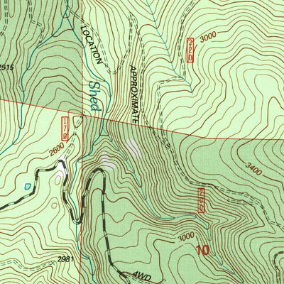 United States Geological Survey Ragsdale Butte, OR (1998, 24000-Scale) digital map