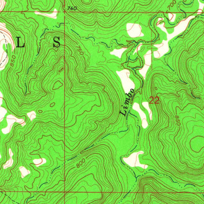 United States Geological Survey Raiford, OK (1962, 24000-Scale) digital map