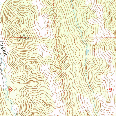 United States Geological Survey Rail Canyon, CA (1989, 24000-Scale) digital map