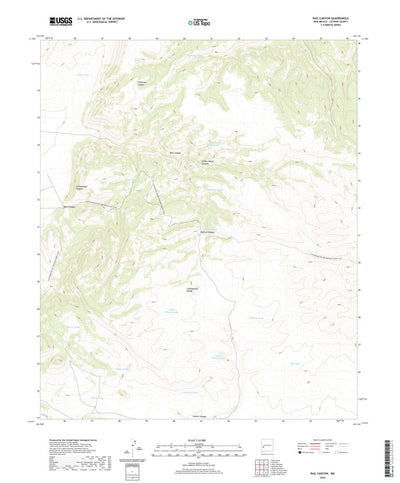 United States Geological Survey Rail Canyon, NM (2020, 24000-Scale) digital map