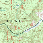 United States Geological Survey Rail Creek Butte, OR (1998, 24000-Scale) digital map