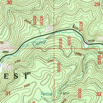 United States Geological Survey Rail Creek Butte, OR (1998, 24000-Scale) digital map
