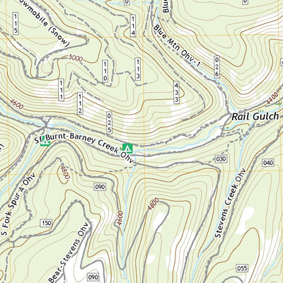 United States Geological Survey Rail Gulch, OR (2020, 24000-Scale) digital map