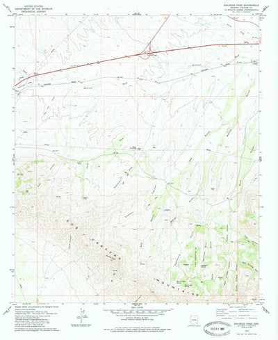 United States Geological Survey Railroad Pass, AZ (1979, 24000-Scale) digital map