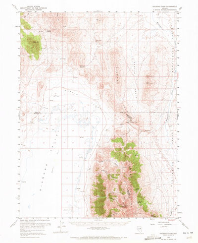 United States Geological Survey Railroad Pass, NV (1959, 62500-Scale) digital map