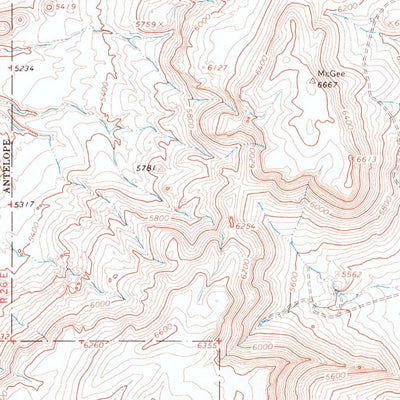 United States Geological Survey Railroad Point, NV-OR (1965, 62500-Scale) digital map