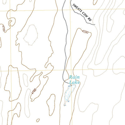United States Geological Survey Rain Lake, UT (2020, 24000-Scale) digital map