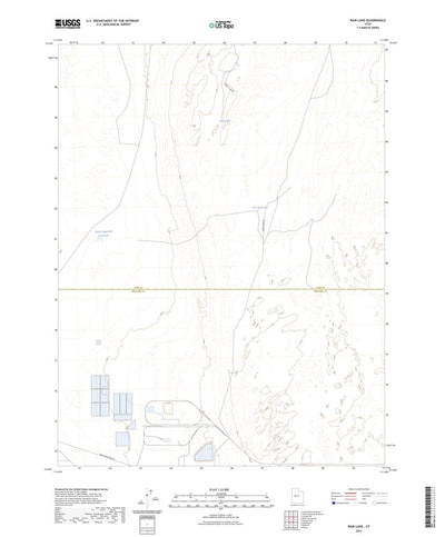 United States Geological Survey Rain Lake, UT (2023, 24000-Scale) digital map