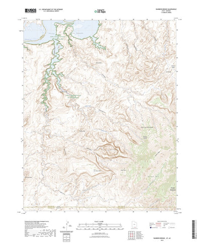 United States Geological Survey Rainbow Bridge, UT (2023, 24000-Scale) digital map