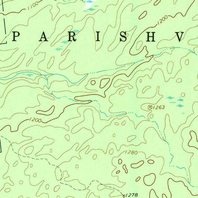 United States Geological Survey Rainbow Falls, NY (1964, 24000-Scale) digital map