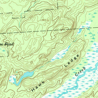 United States Geological Survey Rainbow Falls, NY (1964, 24000-Scale) digital map