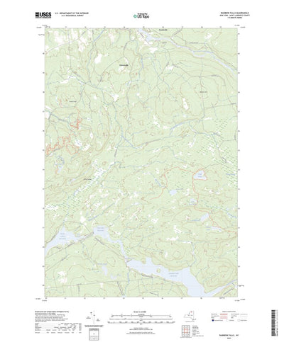 United States Geological Survey Rainbow Falls, NY (2023, 24000-Scale) digital map