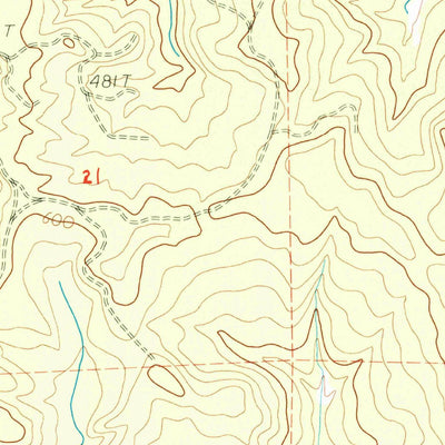United States Geological Survey Rainbow Falls, WA (1986, 24000-Scale) digital map